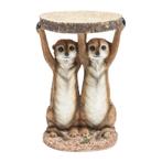 *WOONWINKEL* Kare Design Animal Bijzettafeltje Stokstaartjes, Huis en Inrichting, Tafels | Bijzettafels, Verzenden, Nieuw