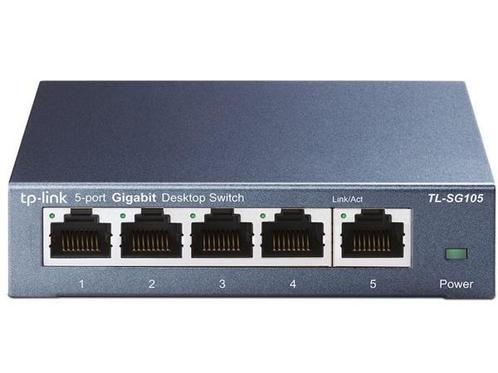 Veiling - TP-Link TL-SG105 - Netwerk Switch Unmanaged, Computers en Software, Netwerk switches, Gebruikt
