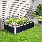 TRUUSK Verhoogde Bloembak Plantenbak Met Drainage 120x90x30c, Tuin en Terras, Bloembakken en Plantenbakken, Verzenden, Nieuw