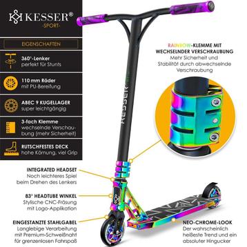 Stuntstep GT-Limit 360° - voor volwassenen en kinderen - beschikbaar voor biedingen