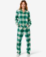 HEMA Pyjama voor volwassenen flanel War Child ruiten groen, Verzenden, Nieuw