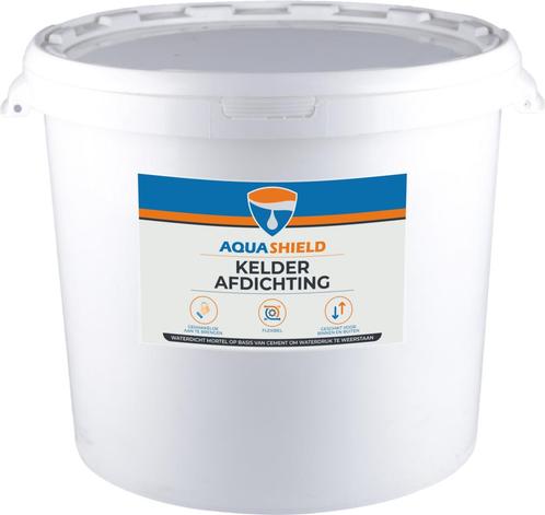 Aquashield Aquashield kelder afdichting 20 kg, grijs, Doe-het-zelf en Verbouw, Isolatie en Afdichting, Nieuw, Verzenden