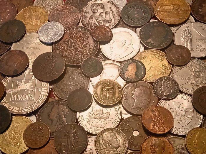Wereld. WorldCoins. Large lot of World Coins,Bronze et, Postzegels en Munten, Munten | Europa | Niet-Euromunten