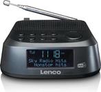 Lenco CR-605BK - Wekkerradio met DAB+ en FM - Zwart, Nieuw, Verzenden