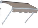 Outsunny Zonnescherm met trekkoord beige 122 x 70cm, Huis en Inrichting, Verzenden, Nieuw