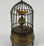 Automatonklok - Messing - 1980-1990 - Een vogelkooi klok van