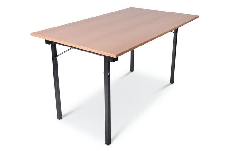 Inklapbare tafel recht | 140x80 | U-frame, Huis en Inrichting, Tafels | Bijzettafels, Nieuw, Kunststof, Ophalen of Verzenden