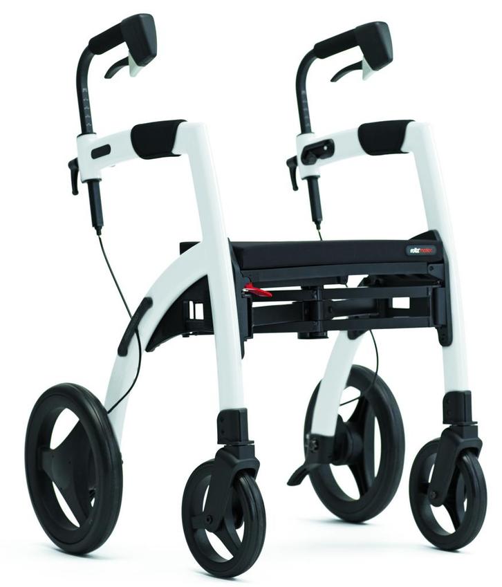 Rollz Motion pebble white rollator rolstoel, Diversen, Verpleegmiddelen, Nieuw, Ophalen of Verzenden
