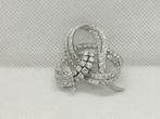 Broche - 18 karaat Witgoud - 2.57ct. tw. Diamant, Sieraden, Tassen en Uiterlijk, Antieke sieraden