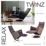 Twinz Relaxfauteuil verstelbaar elektrisch relaxstoel, Leer, Nieuw, 75 tot 100 cm, Ophalen of Verzenden