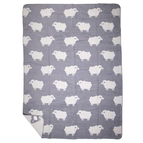 plaid schaap grijs xl 150x200cm, Huis en Inrichting, Woonaccessoires | Overige, Verzenden