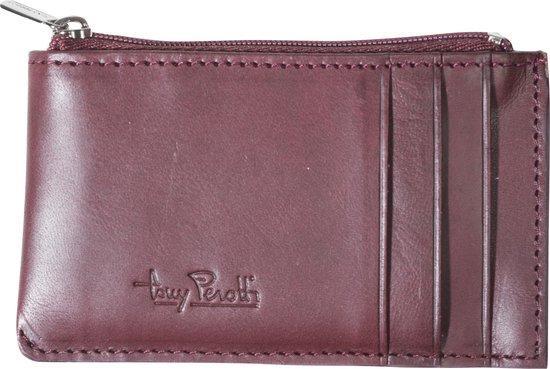Tony Perotti Creditcardhouder met ritsvakje - Bordeaux, Sieraden, Tassen en Uiterlijk, Portemonnees, Verzenden