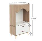 Moderne Kindergarderobe met Kledingstang en Lades, Kinderen en Baby's, Verzenden, Nieuw