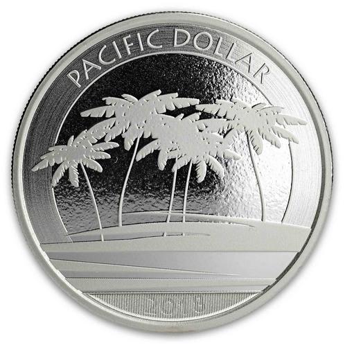 Fiji Pacific Dollar 1 oz 2018, Postzegels en Munten, Munten | Oceanië, Losse munt, Zilver, Verzenden