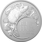 RAM Rat 1 oz 2020 (50.000 oplage), Verzenden, Losse munt, Zilver