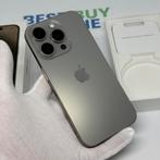 iPhone 15 Pro 512GB naturel /krasvrij /100% batt /garantie, Telecommunicatie, Mobiele telefoons | Apple iPhone, 512 GB, Ophalen of Verzenden