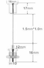 Ophangsysteem voor planken goudkleur, Verzenden, Nieuw