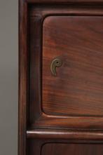 thee kast - Keyaki-hout (Zelkova - Japanse eik), Brons -