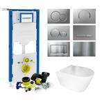 Geberit UP320 Toiletset Set50 BWS Plana Rimless Glans Wit, Ophalen of Verzenden, Nieuw, Overige typen
