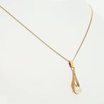 Ketting met hanger - 14 karaat Geel goud - Zoetwater parel