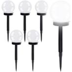 Malatec Solar tuinverlichting set 6 stuks met grondspies op, Ophalen of Verzenden, Nieuw