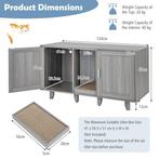 2dekans | Coast Kattenkast - 3-In-1 - MDF - Max. 40kg - 120, Ophalen of Verzenden, Zo goed als nieuw
