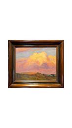 Jozef Štolovský (1879–1936) - Sunset Over the Countryside