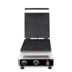 Combisteel Wafelijzer | 4x Vierkante Wafels | 1.75kw | 305x4, Ophalen of Verzenden, Nieuw in verpakking