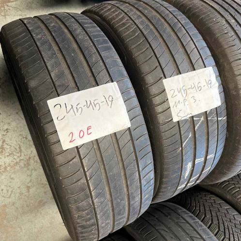 2 x Michelin Primacy 3 245-45-19 Zomerbanden 5mm, Auto-onderdelen, Banden en Velgen, 19 inch, Zomerbanden, 245 mm, Personenwagen