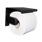 Toiletrolhouder Wiesbaden Brush Mat Zwart, Ophalen of Verzenden, Nieuw