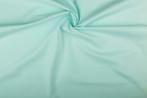Katoen stof mintgroen - Katoenen stof 60m op rol, 200 cm of meer, Nieuw, Groen, Ophalen of Verzenden