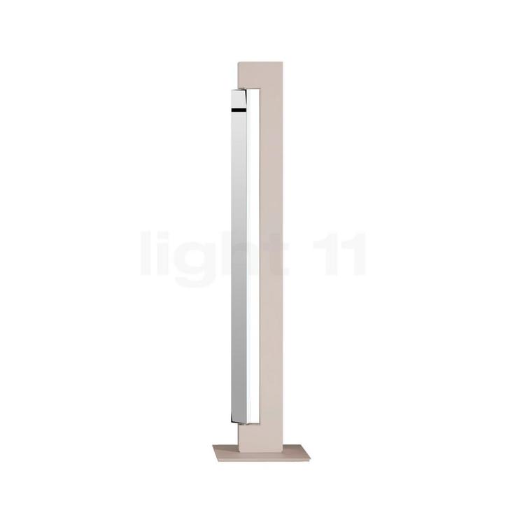Nemo Ara Vloerlamp LED, champagne/aluminium gepolijst - dim, Huis en Inrichting, Lampen | Vloerlampen, Nieuw, Verzenden