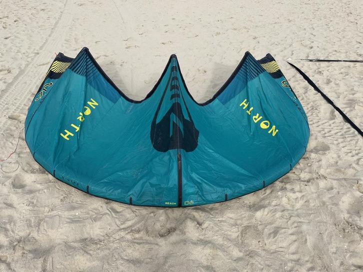 North Reach Kite 2024 Blue 6 R, Watersport en Boten, Kitesurfen, Kite, Gebruikt, 6 m², Ophalen of Verzenden