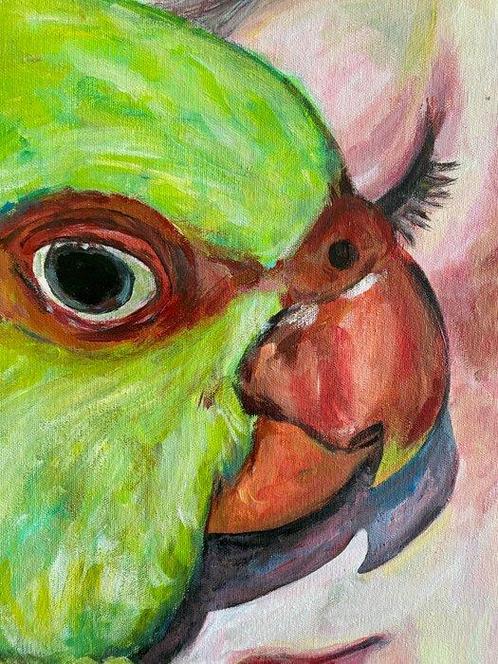 Anna Dart - Animal Instinct 4 - XL, Antiek en Kunst, Kunst | Schilderijen | Modern