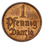 Vrije Stad Dantzig, Polen. 1 Pfennig 1937 - Bronzo -