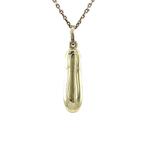 Gouden vintage balletschoen hanger 14 krt, Ophalen of Verzenden, Nieuw