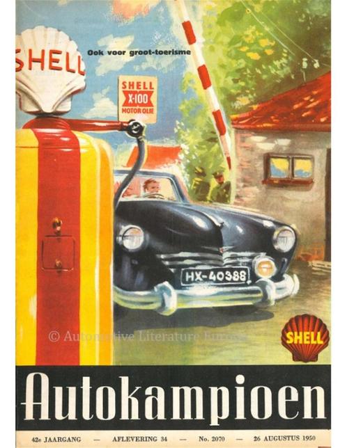 1950 AUTOKAMPIOEN MAGAZINE 34 NEDERLANDS, Boeken, Auto's | Folders en Tijdschriften