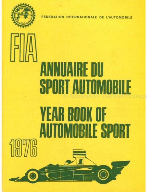 FIA ANNUAIRE DU SPORT AUTOMOBILE / YEAR BOOK OF AUTOMOBILE, Boeken, Auto's | Boeken