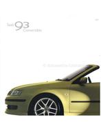 2005 SAAB 9-3 CABRIOLET BROCHURE ENGLISH, Nieuw, Author