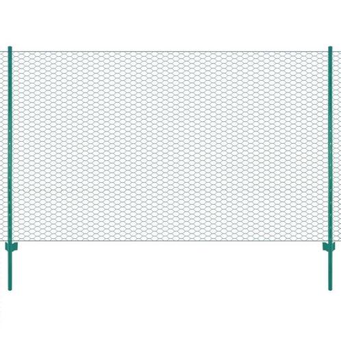 Draadgaashek 25x2m - Groen - Retourdeal! 42% korting, Tuin en Terras, Gaas en Draad, 20 meter of meer, Gaas, Nieuw, Ophalen of Verzenden