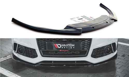 Voorspoiler V.4 Audi RS6 C7 Maxton Glans Zwart, Auto-onderdelen, Carrosserie en Plaatwerk, Ophalen of Verzenden