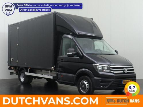 Volkswagen Crafter Laadklep 2.0TDI | zwart, Auto's, Bestelauto's, Lease, Automaat, BTW verrekenbaar, Diesel, Zwart, Volkswagen