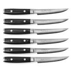 Yaxell Ran Steakmessen Set - 6 Messen met Houder - Japans..., Ophalen of Verzenden, Nieuw