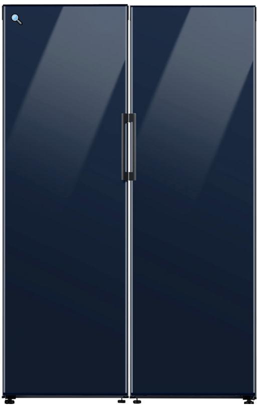 samsung setje koelkast+vriezer Nieuw, Witgoed en Apparatuur, Koelkasten en IJskasten, 200 liter of meer, Nieuw, Met aparte vriezer
