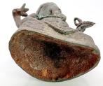 Oud Indo-Chinees Gemengd Metaal Ganesha Beeld Talisman - 142
