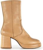 PS Poelman MERYL - maat 37 - Dames Laarzen met hak - Cognac, Verzenden, Nieuw