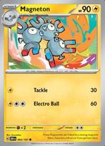 Magneton 064/197 reverse holo Obsidian flames, Ophalen of Verzenden, Nieuw, Losse kaart, Foil