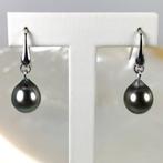 Oorbellen Zilver Parel - Tahiti drop Ø 10,5x12 mm, Nieuw