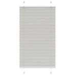 vidaXL Plissé rolgordijn 80x100 cm stofbreedte 79,4 cm, Verzenden, Nieuw, Grijs