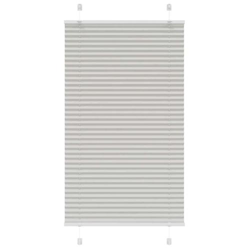 vidaXL Plissé rolgordijn 80x100 cm stofbreedte 79,4 cm, Huis en Inrichting, Stoffering | Gordijnen en Lamellen, Grijs, Nieuw, Verzenden